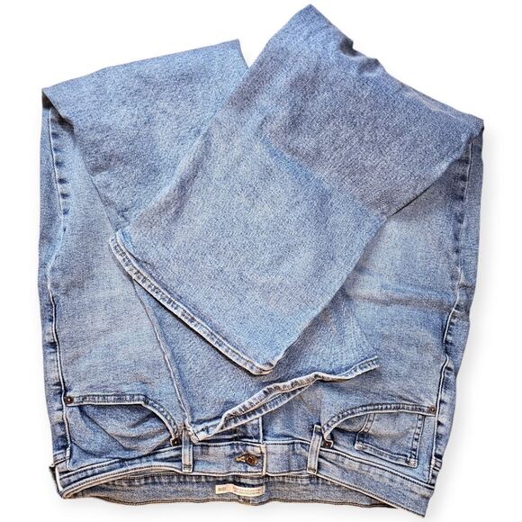 Levi's High Waisted Cropped Flare Leg Jeans Size 18W - Picture 8 of 8